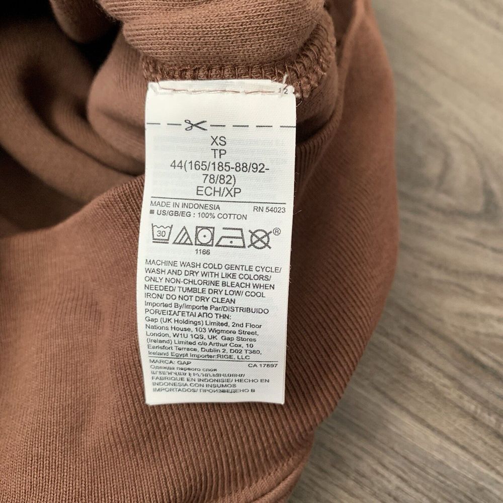 Yeezy YZY Gap Perfect Hoodie Men XS‎ Kanye West Double Layered Heavyweight Brown - Picture 6 of 9
